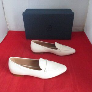 Malone Souliers Bruni Leather Loafers $660 - EU Size 37.5 - Milk - #1066